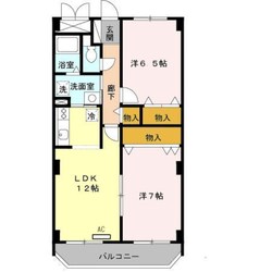 杉本町駅 徒歩4分 2階の物件間取画像